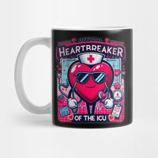 Valentine ICU Nurse Heartbreaker - Playful Nurse IMCU Mug